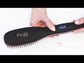 Thermal hair brush heat setting