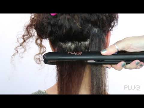 Sleek Nano Titanium Ceramic Flat Iron 1 Plug by Must52